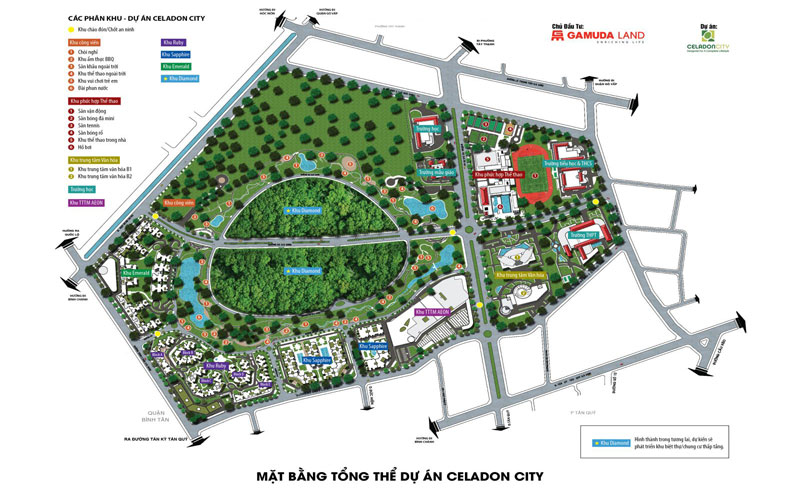 Tiến độ xây dựng dự án Celadon City Mới Nhất 2022