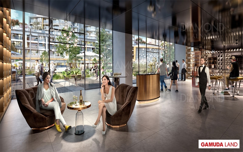 Hình ảnh thực tế khu Shophouse đã hoàn thiện và đi vào hoạt động