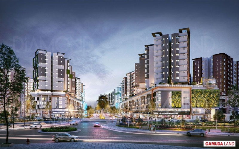 Vị trí trung tâm thu hút lượng khách hàng đông đảo